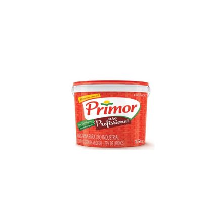 Margarina Com Sal 75% De Lipídios Primor Balde 15Kg