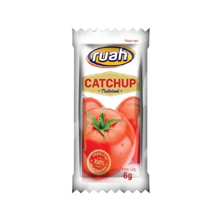 Ketchup Sachê Ruah Cx180x6g