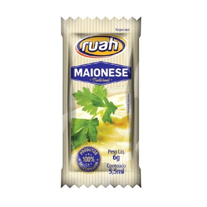 Maionese Sachê Ruah Cx180x6g