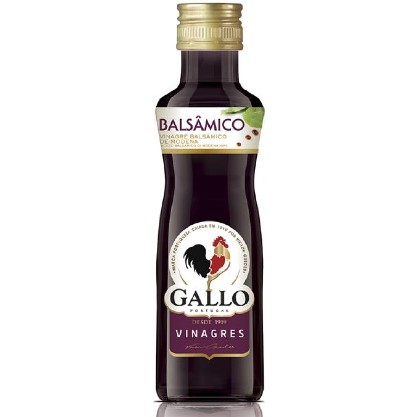 Vinagre Balsâmico Modena Gallo Vidro Caixa 6X250ml