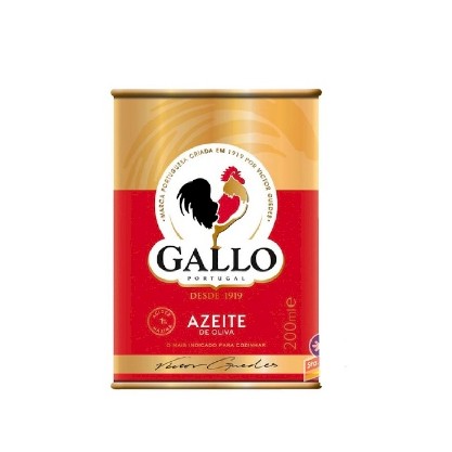 Azeite De Oliva Tipo Único Português Gallo Lata 200Ml