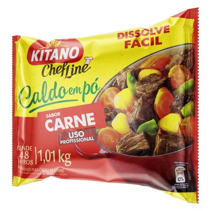 Caldo Em Pó Carne Kitano Chef Line Pacote 1,01Kg