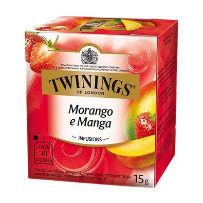 Chá Morango E Manga Twinings Caixinha 10Sc X 1,5G