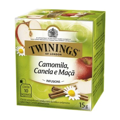 Chá Camomila, Canela, Maçã Twinings Caixinha 10Sc X 1,5G