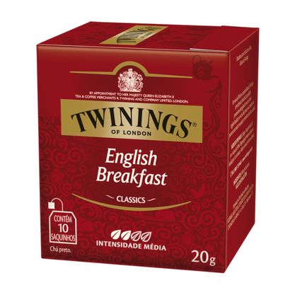 Chá English Breakfast Twinings Caixinha 10Sc X 2G