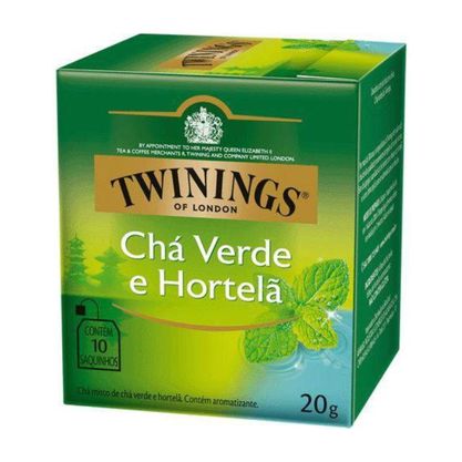 Cha Verde E Hortelã Twinings Caixinha 10Sc X 2G