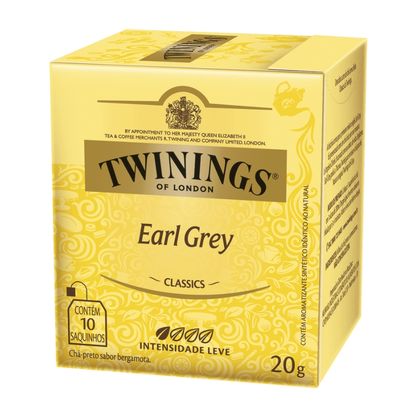 Chá Earl Grey Twinings Caixinha 10Sc X 2G