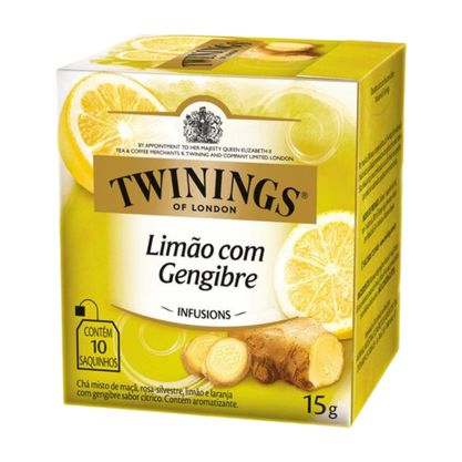 Chá Limão E Gengibre Twinings Caixinha 10Sc X 1,5G