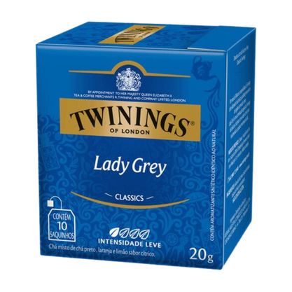 Chá Lady Grey Twinings Caixinha 10Sc X 2G