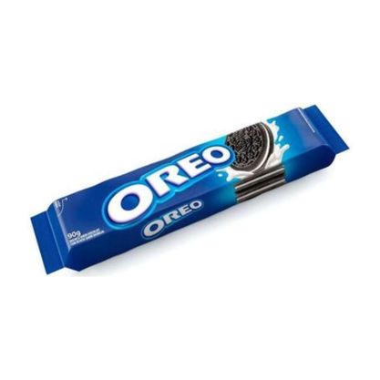 Biscoito Sabor Chocolate Com Recheio Sabor Baunilha Oreo Pacote 90G