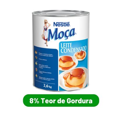 Leite Condensado Moça Nestlé Lata 2,6Kg