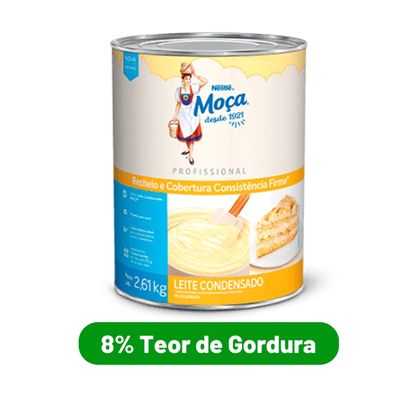 Recheio E Cobertura De Leite Condensado Moça Nestlé Lata 2,61Kg