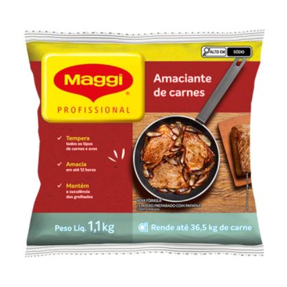 Amaciante De Carne Maggi Pacote 1,1Kg