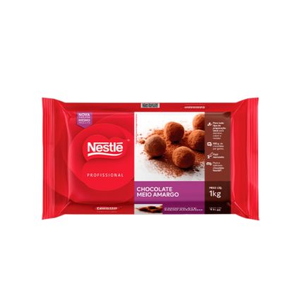 Chocolate Meio Amargo Nestlé Barra 1Kg