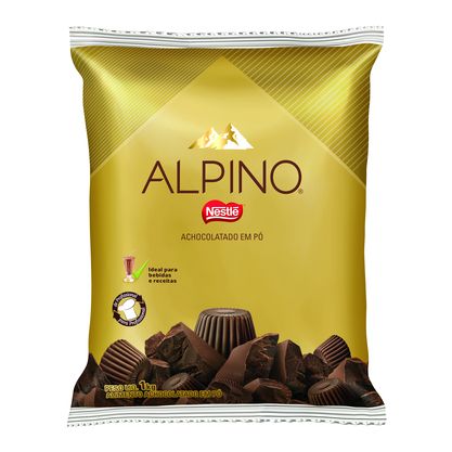 Achocolatado Em Pó Alpino Nestlé Pacote 1Kg