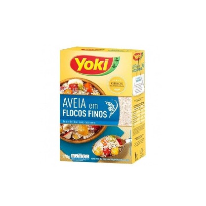 Aveia Em Flocos Finos Yoki Caixa 170G