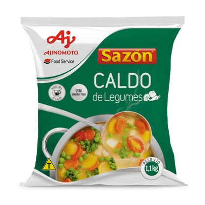 Caldo De Legumes Sazón Pacote 1,1Kg