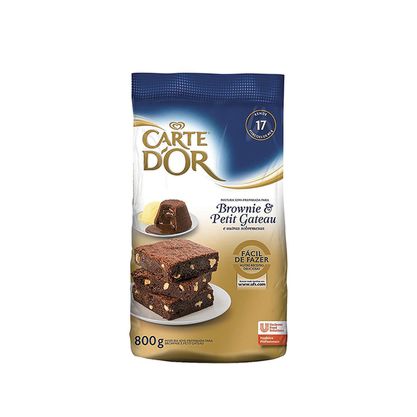 Mistura Para Preparo De Brownie E Petit Gateau Carte D'or Pacote 800G