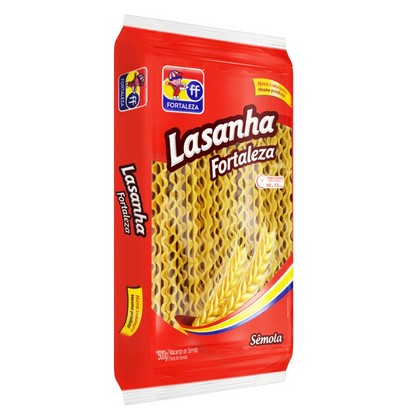 Massa Para Lasanha Fortaleza Pacote 500G