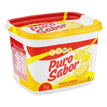 Margarina Manteiga Cremosa Com Sal Puro Sabor Pote 1Kg