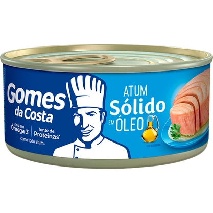 Atum Sólido Em Óleo Comestível Gomes Da Costa Lata 170G