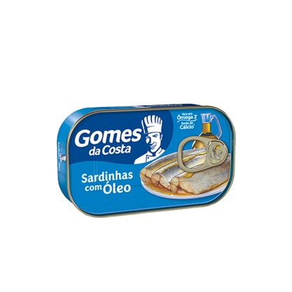 Sardinha Em Óleo Comestível Gomes Da Costa Lata 125G