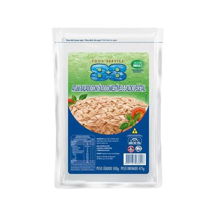 Atum Ralado Em Óleo Comestível 88 Pouch 500G