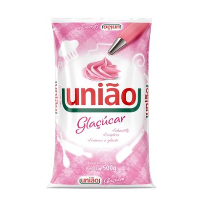 Açúcar Confeiteiro Glaçúcar União Pacote 500G