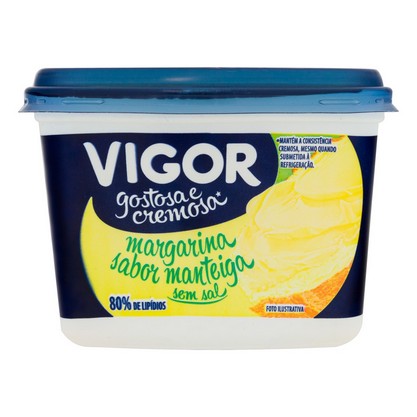 Margarina Manteiga Sem Sal Vigor Pote 500G