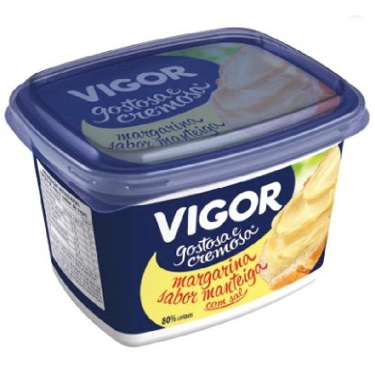 Margarina Sabor Manteiga Com Sal Vigor Cx12x500g