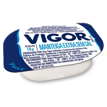 Manteiga Sem Sal Resfriada Vigor Blister Caixa 190X10g