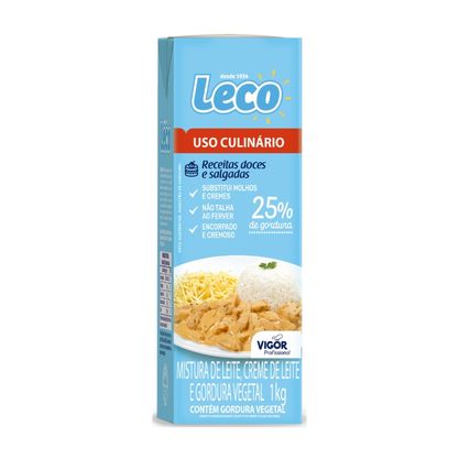 Creme Culinário Leco Vigor Tetra Pak 1Kg