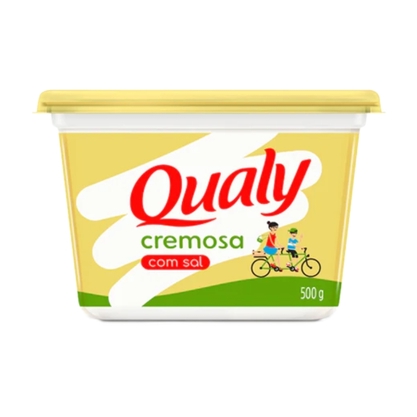 Margarina Cremosa Com Sal Qualy Qmix Pote 500G