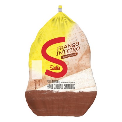 Frango Congelado Sem Miúdos Sadia (Peças 1,2Kg) Caixa 12Kg (Peso Máximo: 14,4Kg)