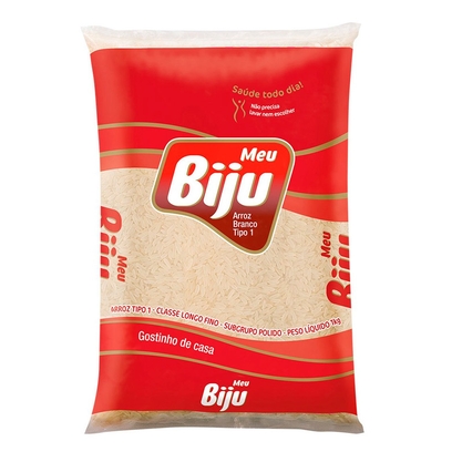 Arroz Biju Branco Pacote 1Kg