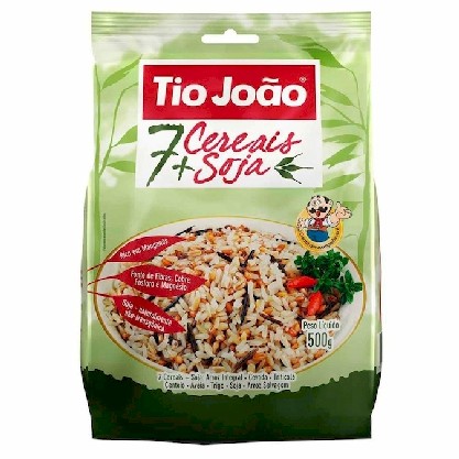 Arroz 7 Cereais Com Soja Tio João Pacote 500G