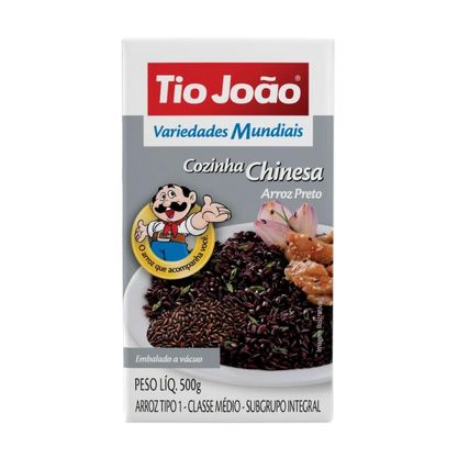 Arroz Preto Cozinha Chineza Tio João Pacote 500G