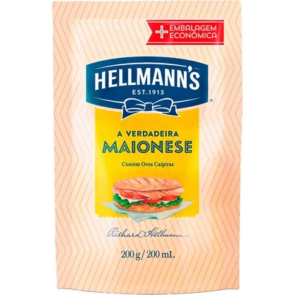 Maionese Hellmann S Sachê 200G Embalagem Econômica