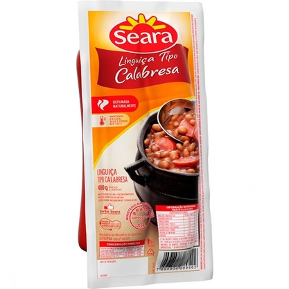 Linguiça Calabresa Seara Pacote 400G