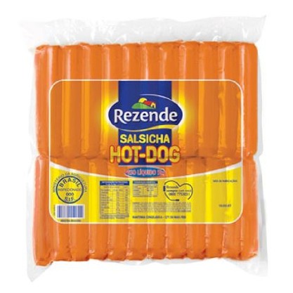 Salsicha Hot Dog Rezende Pacote 5Kg