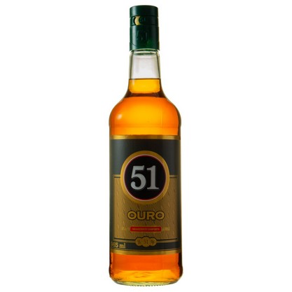 Aguardente Composta Ouro 51 Garrafa 965Ml