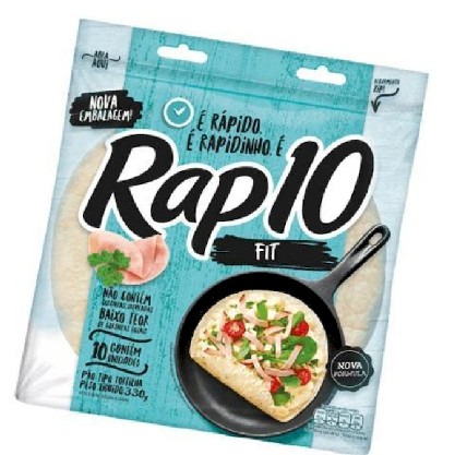 Pão Tortilha Fit Rap 10 Pouch 330G