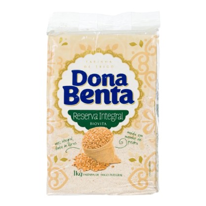 Farinha De Trigo Integral Dona Benta Pacote 1Kg