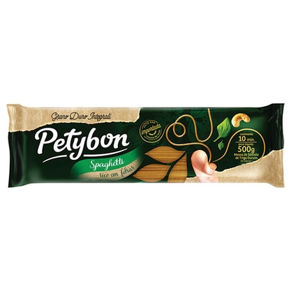 Macarão Espaguete Integral Grano Duro Petybon Pacote 500G