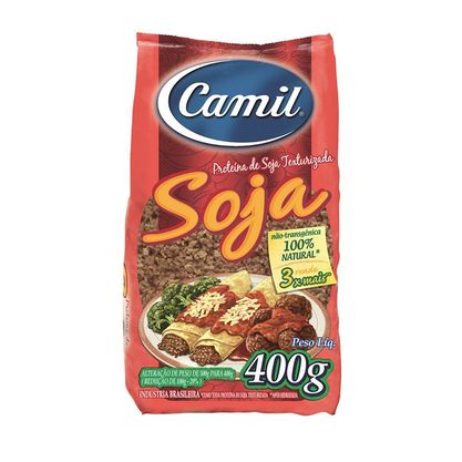 Proteína De Soja Carne Camil Pacote 400G