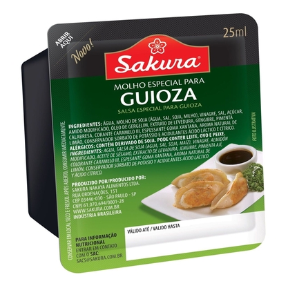 Molho Guioza Individual Sakura Caixa 72X25ml