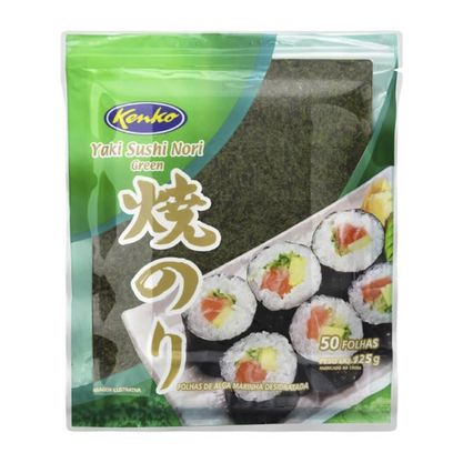 Yaki Sushi Nori Geen Kenko Com 50F 125G