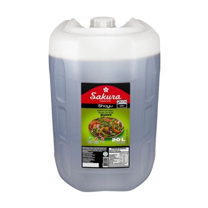 Molho Shoyu Light Sakura Bombona 20L