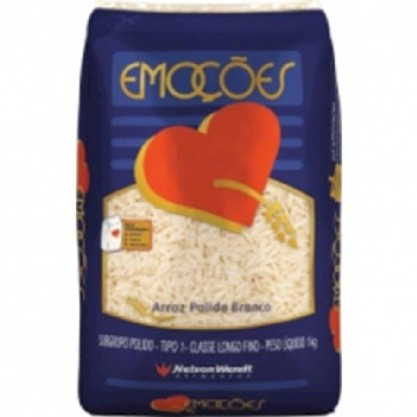 Arroz Branco Tipo 1 Emoções Pacote 1Kg