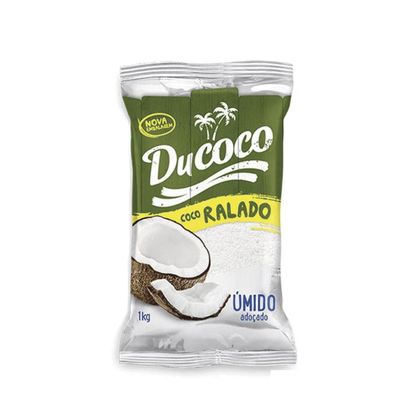 Coco Ralado Úmido E Adoçado Ducoco Pacote 1Kg